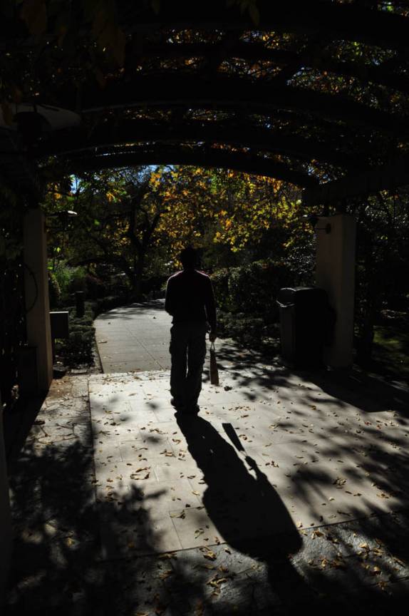 Champagne comprada, saindo da vinícola Domaine Chandon, no Napa Valley, na Califórnia, nos Estados Unidos